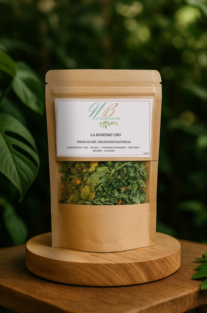 infusion CBD à la camomille et au chanvre - Natural Bohème